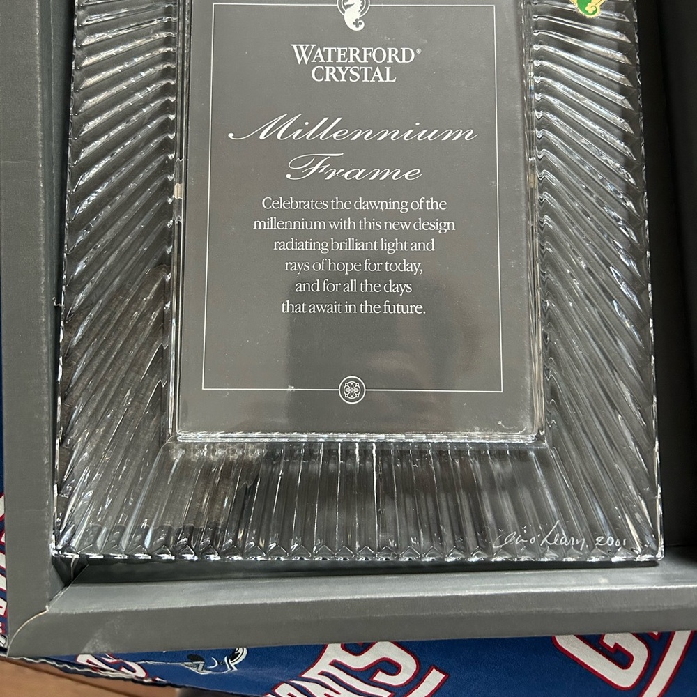 Waterford crystal millennium frame